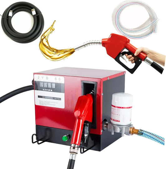 Kraftstoff-Transferpumpe und Dieselpumpe, 60L/Min, selbstansaugend, zur Wandmontage, 550W, 230V