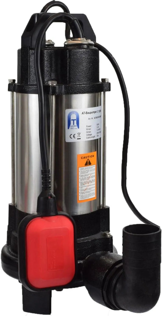 Schmutzwasser-Tauchpumpe und Entwässerungspumpe, 750W