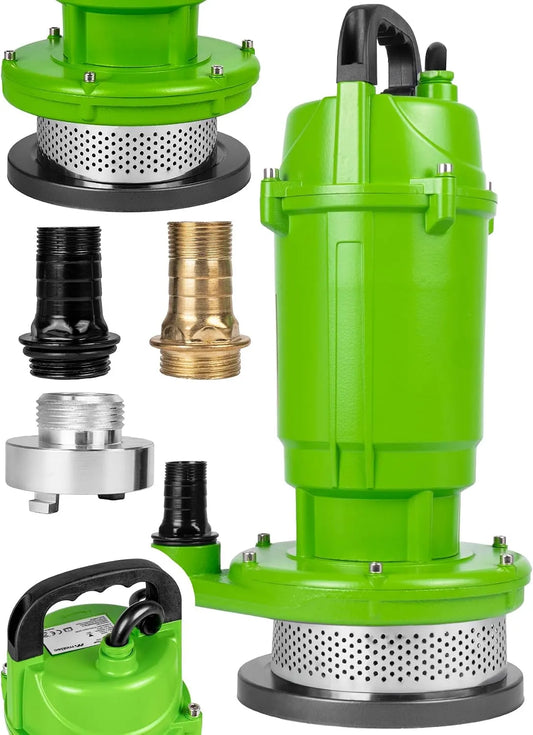 Schmutzwasser-Tauchpumpe und Entwässerungspumpe, 12000 l/h, 550W, 10m, 8m, für Gartenbewässerung